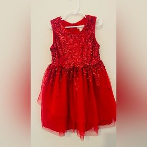 CAT & JACK sequence red dress